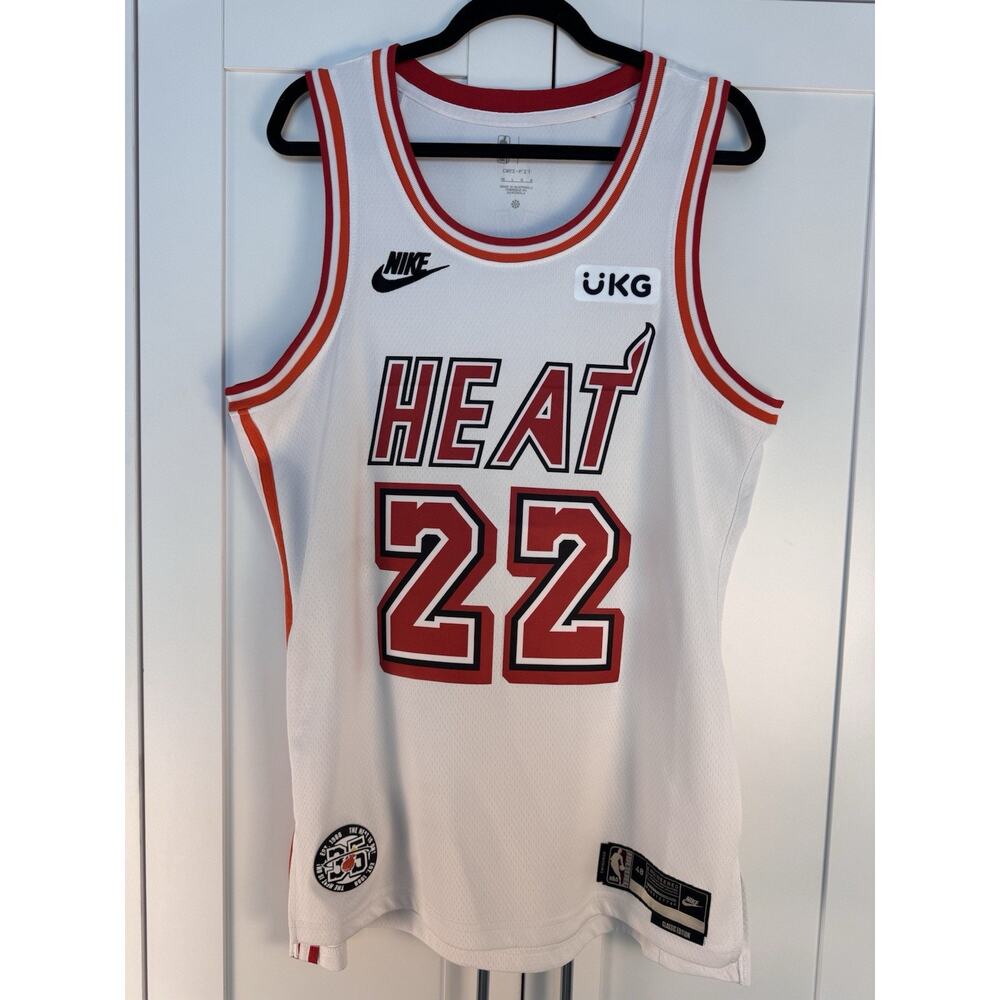 Jimmy Butler Miami Heat #22 White NBA Classic Edition Swingman Jersey Size L/48